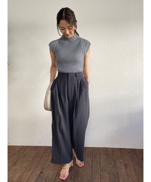 LAGUNAMOON（ラグナムーン）の「ラグランパターンニットプルオーバー（ニット/セーター・レディース・ブラック/ブルー/ベージュ・FREE）」の12枚目の写真