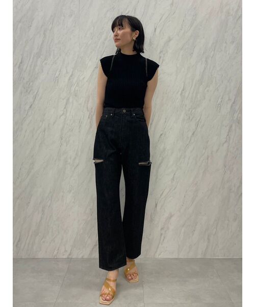 LAGUNAMOON（ラグナムーン）の「ラグランパターンニットプルオーバー（ニット/セーター・レディース・ブラック/ブルー/ベージュ・FREE）」の20枚目の写真