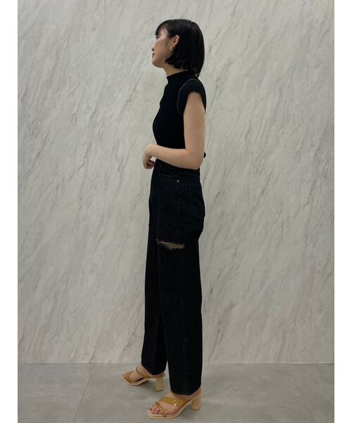 LAGUNAMOON（ラグナムーン）の「ラグランパターンニットプルオーバー（ニット/セーター・レディース・ブラック/ブルー/ベージュ・FREE）」の21枚目の写真