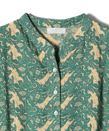 SHIPS（シップス）の「ELLE BLUE:〈洗濯機可能〉グリーン パネル  