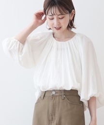 AMERICAN HOLIC | ラグランギャザーブラウス(シャツ/ブラウス)