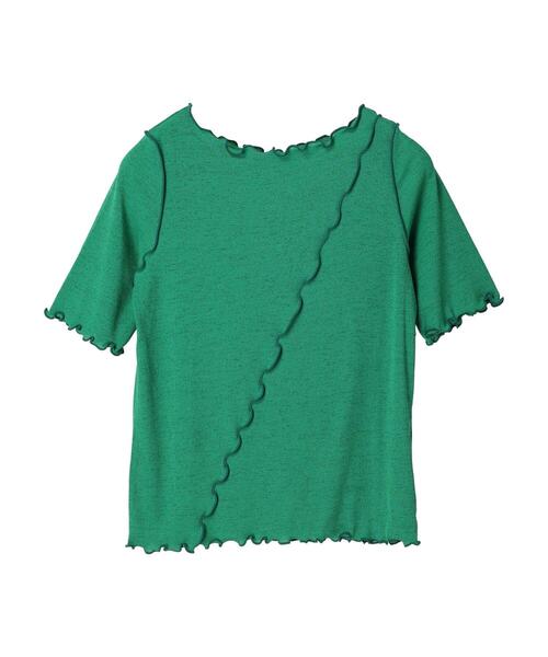 Green　Parks（グリーンパークス）の「前後2wayメロープルオーバー（Tシャツ/カットソー・レディース・ブラック/グリーン/アイボリー・FREE）」の22枚目の写真