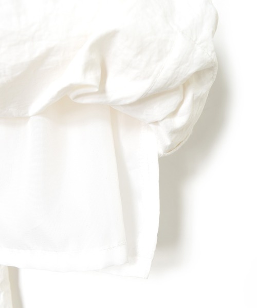 w closet（ダブルクローゼット）の「ナイロンサロペットパンツ（サロペット/オーバーオール・レディース・ホワイト/スミクロ・FREE）」の16枚目の写真