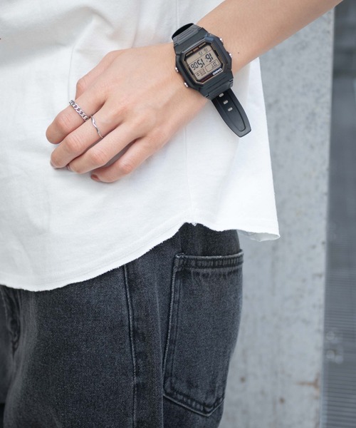 WEGO(ウィゴー)の「WEGO/ヴィテージライクラグランTシャツ(Tシャツ/カットソー・レディース・ホワイト/杢グレー・FREE)」の7枚目の写真