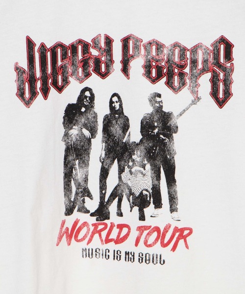 WEGO(ウィゴー)の「WEGO/ヴィテージライクラグランTシャツ(Tシャツ/カットソー・レディース・ホワイト/杢グレー・FREE)」の19枚目の写真