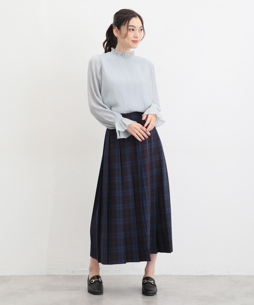 Honeys（ハニーズ）の「プリーツスカート（スカート・レディース・ブルー系その他/オレンジ系その他/ブラック/ブラウン系その他/イエロー系その他・S/M/L/LL/3L）」の20枚目の写真