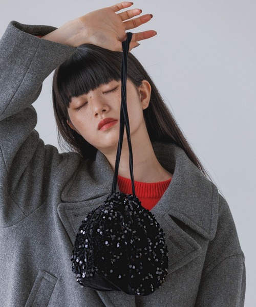 【セール】スパンコールミニBAG 971536(ショルダーバッグ)|yuw(ユウ) 【セール】スパンコールミニBAG 971536(ショルダーバッグ)|yuw(ユウ)