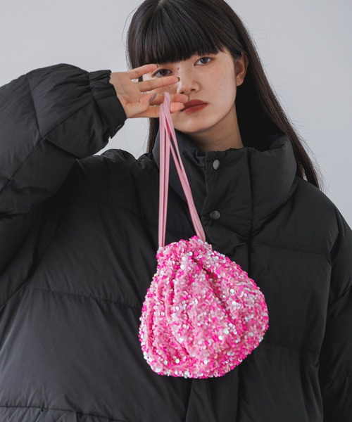 【セール】スパンコールミニBAG 971536(ショルダーバッグ)|yuw(ユウ) 【セール】スパンコールミニBAG 971536(ショルダーバッグ)|yuw(ユウ)