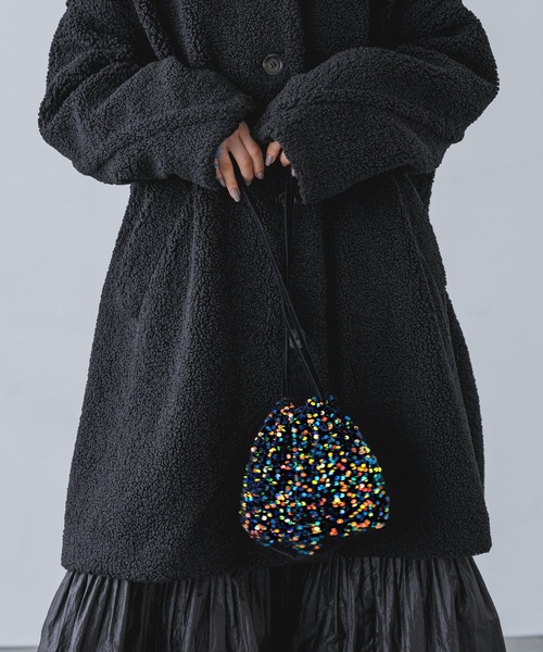 【セール】スパンコールミニBAG 971536(ショルダーバッグ)|yuw(ユウ) 【セール】スパンコールミニBAG 971536(ショルダーバッグ)|yuw(ユウ)