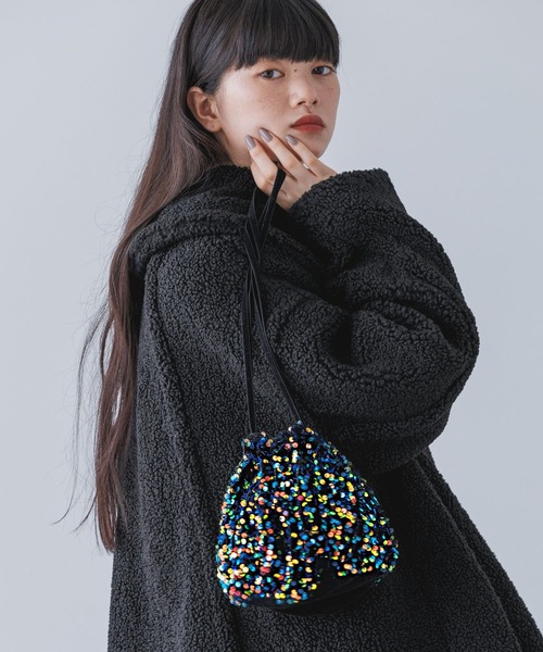 【セール】スパンコールミニBAG 971536(ショルダーバッグ)|yuw(ユウ) 【セール】スパンコールミニBAG 971536(ショルダーバッグ)|yuw(ユウ)