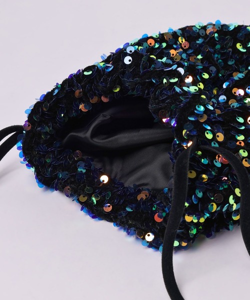 【セール】スパンコールミニBAG 971536(ショルダーバッグ)|yuw(ユウ) 【セール】スパンコールミニBAG 971536(ショルダーバッグ)|yuw(ユウ)