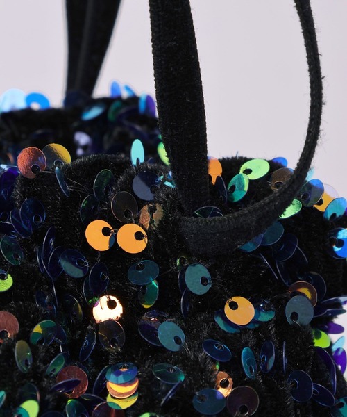 【セール】スパンコールミニBAG 971536(ショルダーバッグ)|yuw(ユウ) 【セール】スパンコールミニBAG 971536(ショルダーバッグ)|yuw(ユウ)