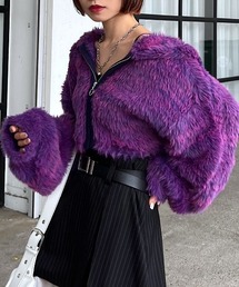 PAGEBOY | MIXシャギーショートパーカー(パーカー)