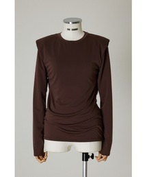 Power shoulder new basic tops パワーショールダーニューベーシックトップス