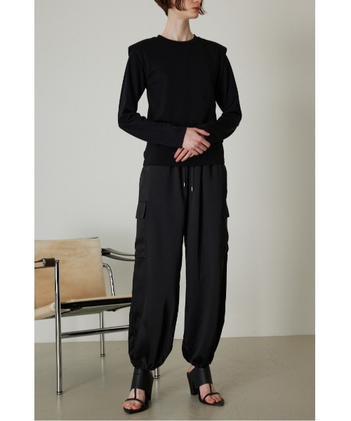 RIM.ARK（リムアーク）の「Power shoulder new basic tops パワー