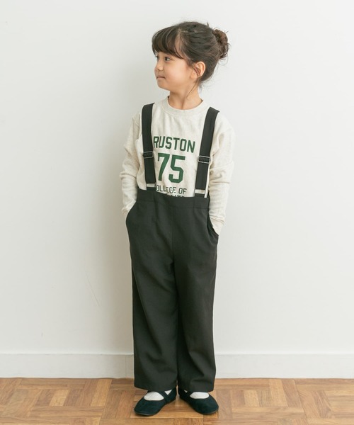 URBAN RESEARCH DOORS(アーバンリサーチドアーズ)の「『親子リンク』イージーケアサスペンダーパンツ(KIDS)(その他パンツ・キッズ・スミクロ/ブラック・105/120/135)」の1枚目の写真
