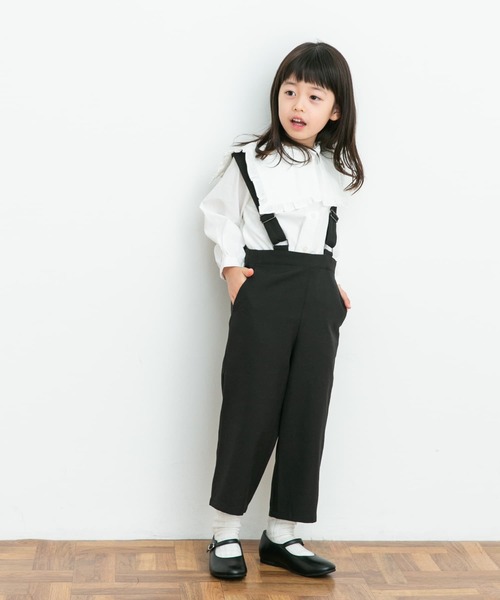 URBAN RESEARCH DOORS(アーバンリサーチドアーズ)の「『親子リンク』イージーケアサスペンダーパンツ(KIDS)(その他パンツ・キッズ・スミクロ/ブラック・105/120/135)」の5枚目の写真