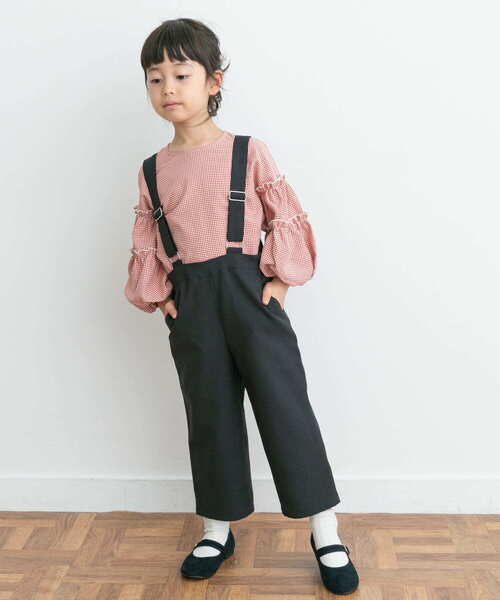 URBAN RESEARCH DOORS(アーバンリサーチドアーズ)の「『親子リンク』イージーケアサスペンダーパンツ(KIDS)(その他パンツ・キッズ・スミクロ/ブラック・105/120/135)」の18枚目の写真