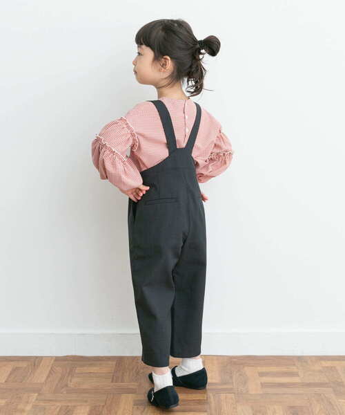 URBAN RESEARCH DOORS(アーバンリサーチドアーズ)の「『親子リンク』イージーケアサスペンダーパンツ(KIDS)(その他パンツ・キッズ・スミクロ/ブラック・105/120/135)」の20枚目の写真