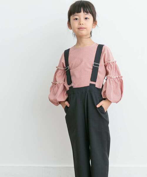 URBAN RESEARCH DOORS(アーバンリサーチドアーズ)の「『親子リンク』イージーケアサスペンダーパンツ(KIDS)(その他パンツ・キッズ・スミクロ/ブラック・105/120/135)」の21枚目の写真