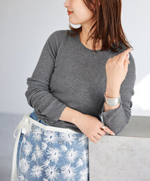 SLOBE IENA | スイビハイゲージリブプルオーバー(ニット/セーター)