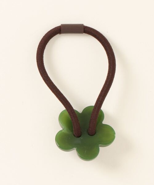 TONE SELECT GOODS(トーンセレクトグッズ)の「pur chouchou/フラワー ハート ヘアゴム P4073(ヘアゴム・レディース・アイボリー/グリーン/グレー/ブラウン/ネイビー/ピンク/ホワイト系その他/ブラウン系その他/ピンク系その他/グリーン系その他/ブルー系その他・FREE)」の18枚目の写真