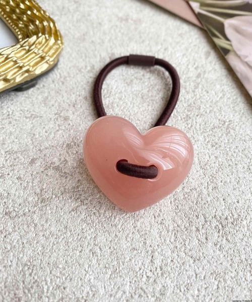 TONE SELECT GOODS(トーンセレクトグッズ)の「pur chouchou/フラワー ハート ヘアゴム P4073(ヘアゴム・レディース・アイボリー/グリーン/グレー/ブラウン/ネイビー/ピンク/ホワイト系その他/ブラウン系その他/ピンク系その他/グリーン系その他/ブルー系その他・FREE)」の19枚目の写真