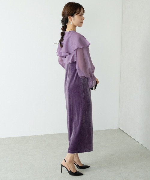 kana ショート丈カーディガン2WAY ワンピース パーティー ドレス 結婚