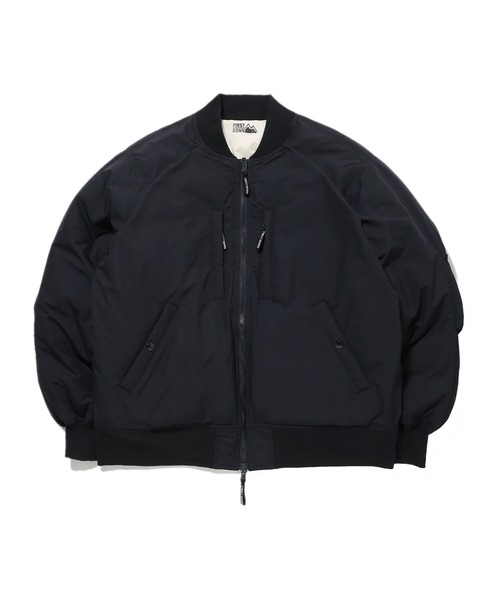 FIRST DOWN（ファーストダウン）の「FDU-REVERSIBLE DOWN MA-1 DICROS MAURI（ダウンジャケット/コート・メンズ・ネイビー・XL/L/M）」の16枚目の写真