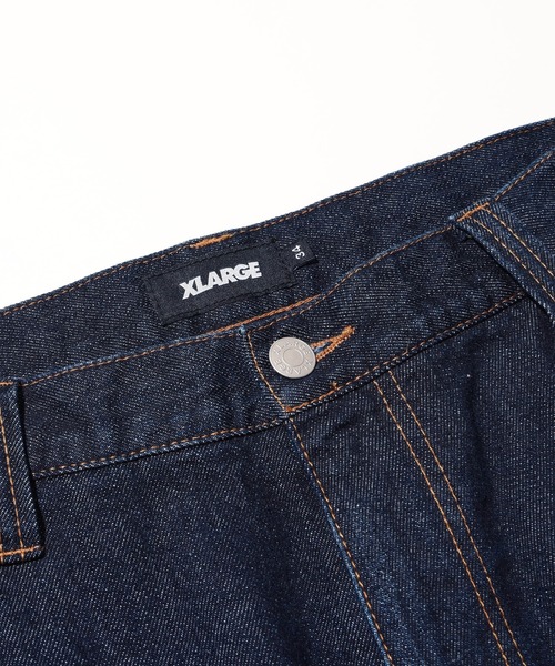 XLARGE（エクストララージ）の「XLARGE INC DENIM CARGO PANTS（デニムパンツ・メンズ・ブラック/インディゴブルー・30inch/34inch/36inch/32inch）」の5枚目の写真