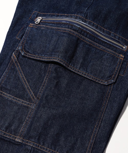 XLARGE（エクストララージ）の「XLARGE INC DENIM CARGO PANTS（デニムパンツ・メンズ・ブラック/インディゴブルー・30inch/34inch/36inch/32inch）」の9枚目の写真