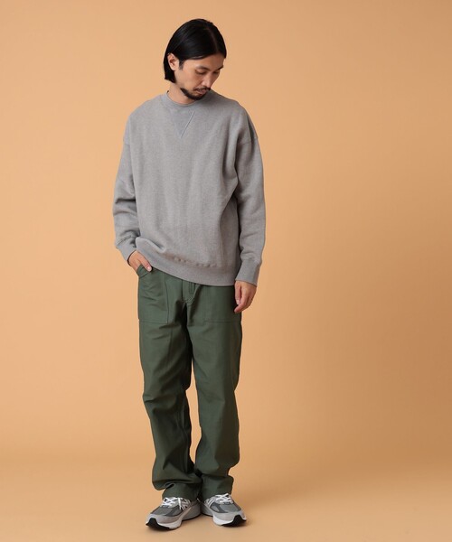 BEAMS LIGHTS（ビームスライツ）の「BEAMS LIGHTS / ヘビーウール 裏毛 クルーネック スウェット（スウェット・メンズ・チャコールグレー/グレー・L/M/S）」の3枚目の写真