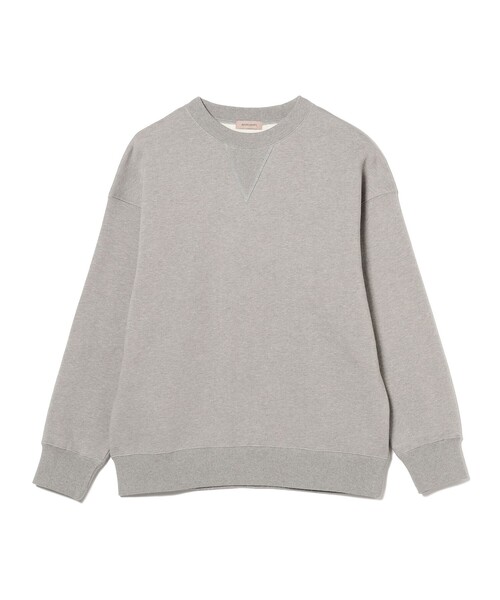 BEAMS LIGHTS（ビームスライツ）の「BEAMS LIGHTS / ヘビーウール 裏毛 クルーネック スウェット（スウェット・メンズ・チャコールグレー/グレー・L/M/S）」の4枚目の写真