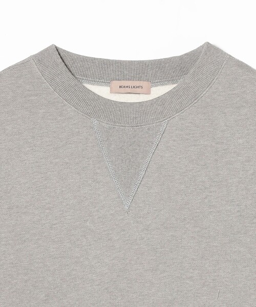 BEAMS LIGHTS（ビームスライツ）の「BEAMS LIGHTS / ヘビーウール 裏毛 クルーネック スウェット（スウェット・メンズ・チャコールグレー/グレー・L/M/S）」の5枚目の写真