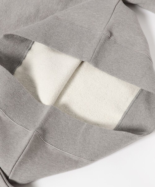 BEAMS LIGHTS（ビームスライツ）の「BEAMS LIGHTS / ヘビーウール 裏毛 クルーネック スウェット（スウェット・メンズ・チャコールグレー/グレー・L/M/S）」の7枚目の写真