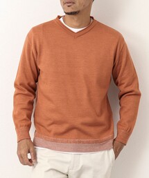 NOLLEY'S goodman | ロンT付き プレーティング レイヤード Vネックニット(ニット/セーター)