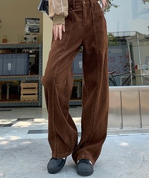 HALEY PESCA（ヘーリーペスカ）の「HALEY PESCA/コーデュロイ　ワイドレッグパンツ（その他パンツ・レディース）」