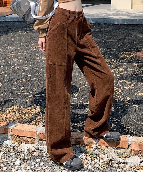 HALEY PESCA（ヘーリーペスカ）の「HALEY PESCA/コーデュロイ　ワイドレッグパンツ（その他パンツ・レディース・ホワイト/ブラウン/ブラック・SMALL/LARGE/MEDIUM）」の22枚目の写真