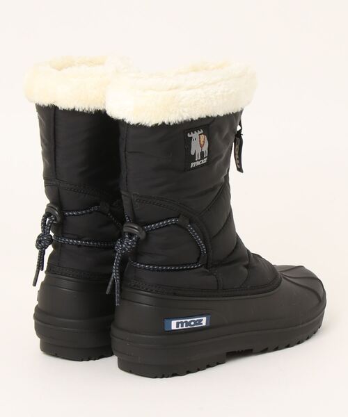 moz（モズ）の「moz(モズ) 裏ボア防水・防滑(スパイク付き)センタージップブーツ（ブーツ・レディース・グレイッシュベージュ/ブラック/ベージュ・26.0cm/24.0cm/25.0cm/23.0cm）」の4枚目の写真