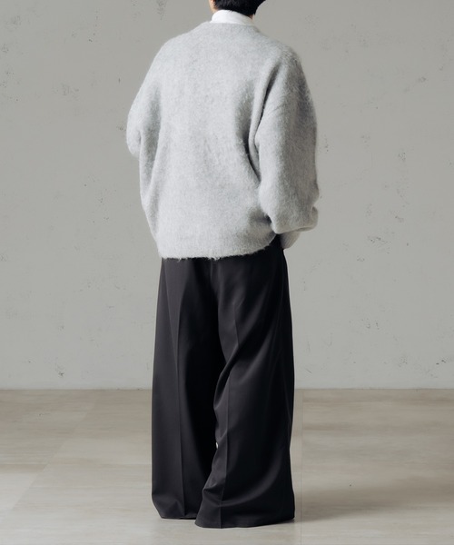 epnok(エプノック)の「フラワーシャギールーズニット(ニット/セーター・メンズ・グレー/ブラック・SMALL/MEDIUM/LARGE)」の15枚目の写真