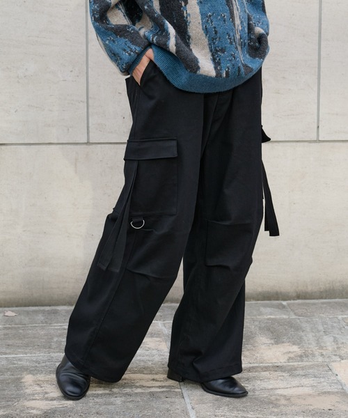 COLONY 2139（コロニートゥーワンスリーナイン）の「ヘビーツイルストレッチパラシュートパンツ（カーゴパンツ・メンズ・カーキ/ブラック・MEDIUM/LARGE）」の3枚目の写真