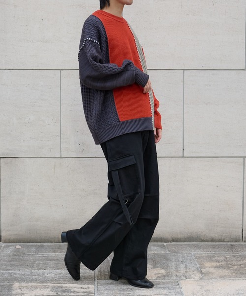 COLONY 2139（コロニートゥーワンスリーナイン）の「ヘビーツイルストレッチパラシュートパンツ（カーゴパンツ・メンズ・カーキ/ブラック・MEDIUM/LARGE）」の14枚目の写真