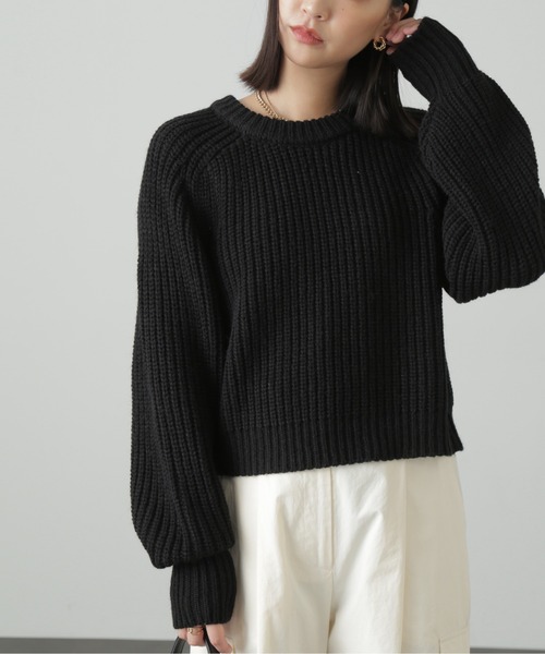 FREE'S MART（フリーズマート）の「後ろ開きバックリボンニット（ニット/セーター・レディース・パープル系その他/グリーン/ブラック/ホワイト・FREE）」の11枚目の写真