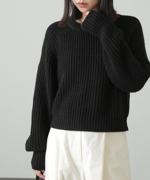 FREE'S MART（フリーズマート）の「後ろ開きバックリボンニット（ニット/セーター・レディース・パープル系その他/グリーン/ブラック/ホワイト・FREE）」の13枚目の写真