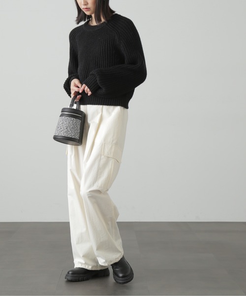 FREE'S MART（フリーズマート）の「後ろ開きバックリボンニット（ニット/セーター・レディース・パープル系その他/グリーン/ブラック/ホワイト・FREE）」の14枚目の写真