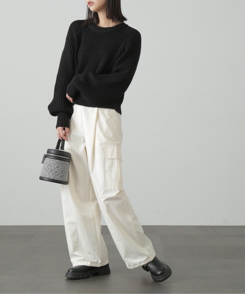 FREE'S MART（フリーズマート）の「後ろ開きバックリボンニット（ニット/セーター・レディース・パープル系その他/グリーン/ブラック/ホワイト・FREE）」の15枚目の写真