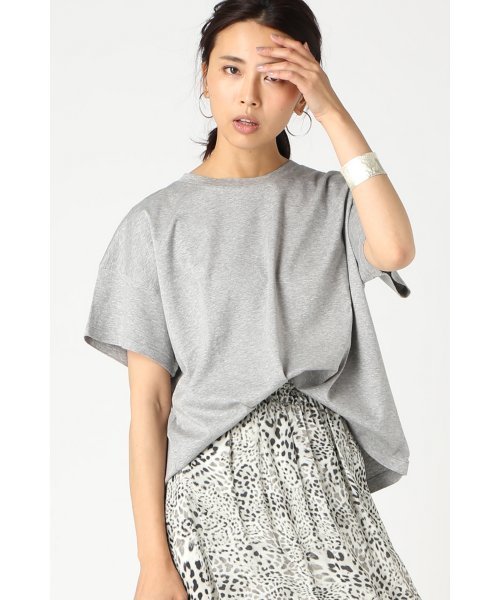 JOURNAL STANDARD（ジャーナルスタンダード）の「コットンスムース ワイドTシャツ#（Tシャツ/カットソー・レディース・ホワイト/ブラック/グレー・FREE）」の3枚目の写真