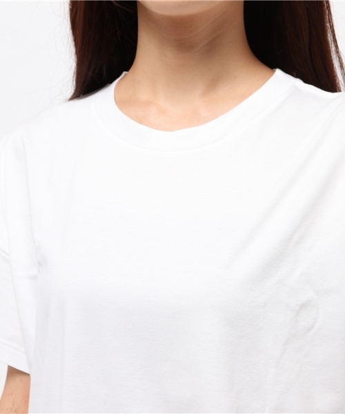 JOURNAL STANDARD（ジャーナルスタンダード）の「コットンスムース ワイドTシャツ#（Tシャツ/カットソー・レディース・ホワイト/ブラック/グレー・FREE）」の7枚目の写真