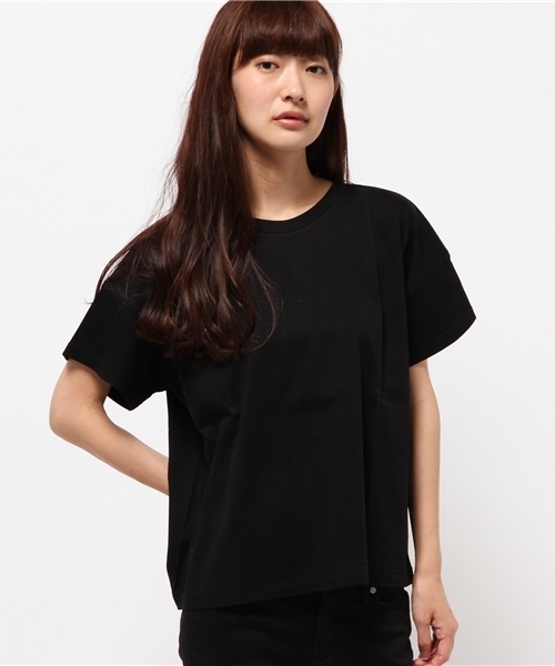 JOURNAL STANDARD（ジャーナルスタンダード）の「コットンスムース ワイドTシャツ#（Tシャツ/カットソー・レディース・ホワイト/ブラック/グレー・FREE）」の13枚目の写真