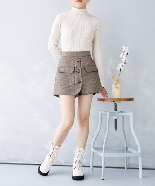 attagirl(アタガール)の「厚底ヒールレースアップブーツ(ブーツ・レディース・ブラック/アイボリー/ブラック系その他・LL/L/M/S)」の12枚目の写真